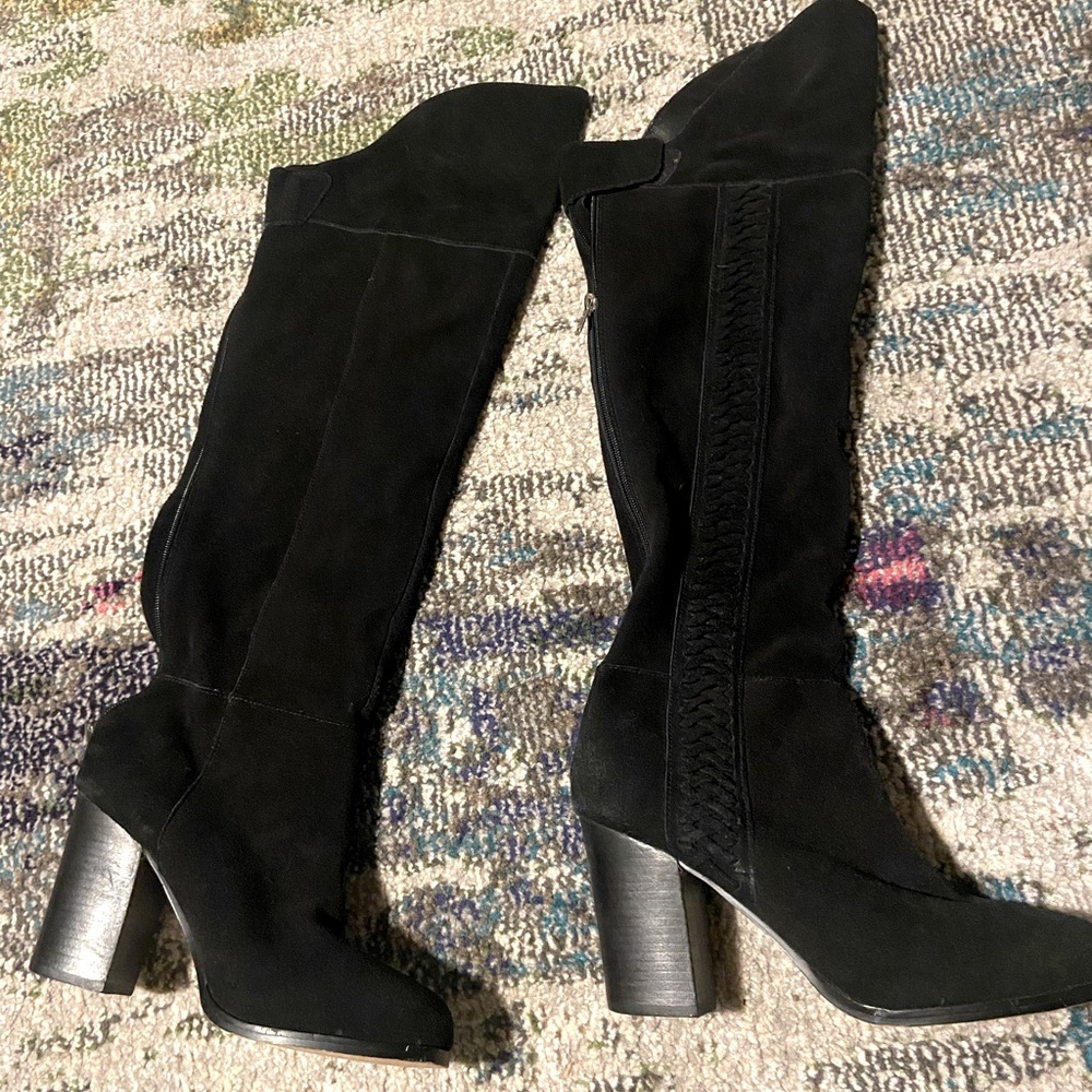 Dolce Vita over the knee black shade boot